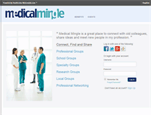 Tablet Screenshot of medicalmingle.com